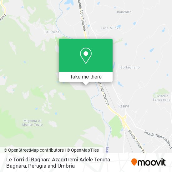 Le Torri di Bagnara Azagrtremi Adele Tenuta Bagnara map