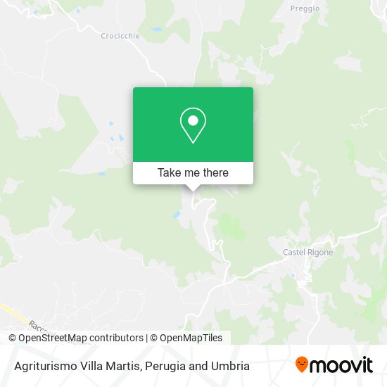 Agriturismo Villa Martis map