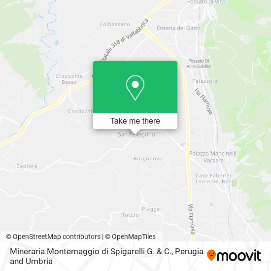 Mineraria Montemaggio di Spigarelli G. & C. map