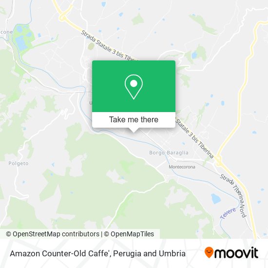 Amazon Counter-Old Caffe' map