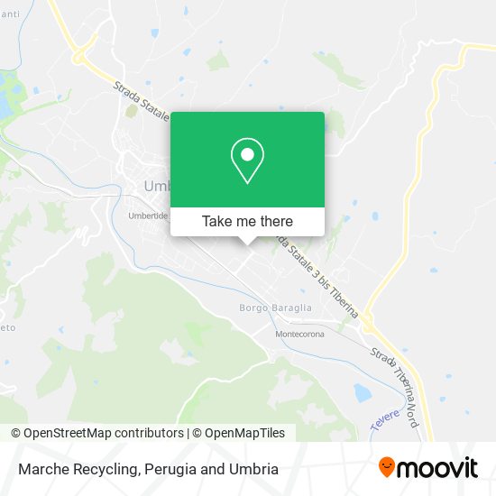 Marche Recycling map