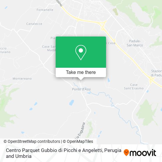 Centro Parquet Gubbio di Picchi e Angeletti map