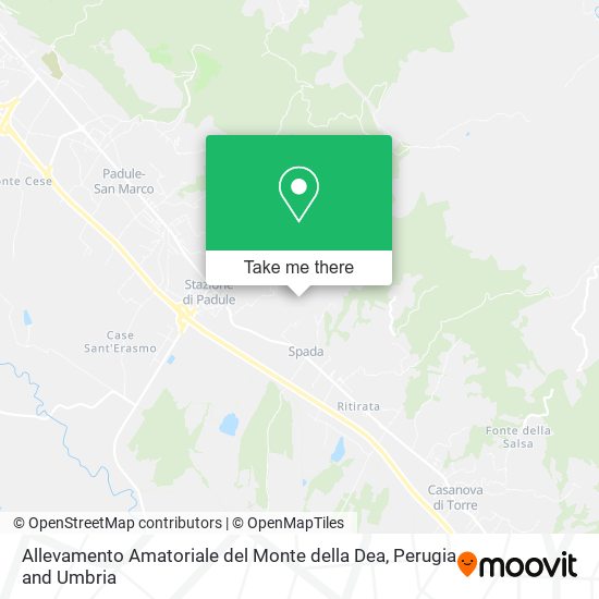 Allevamento Amatoriale del Monte della Dea map