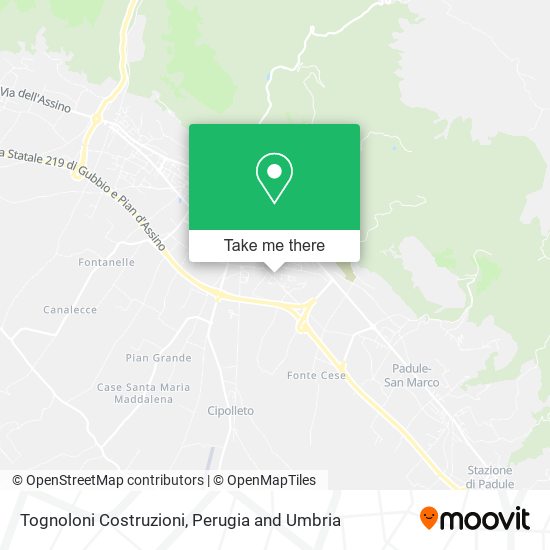 Tognoloni Costruzioni map