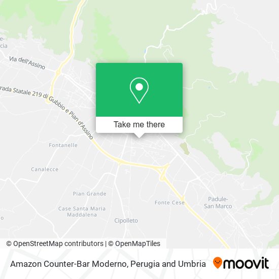 Amazon Counter-Bar Moderno map