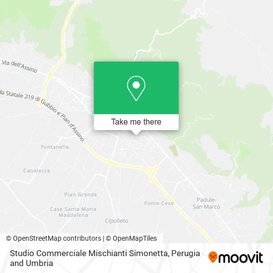 Studio Commerciale Mischianti Simonetta map