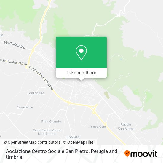 Aociazione Centro Sociale San Pietro map