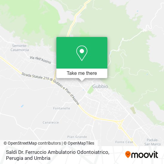 Saldi Dr. Ferruccio Ambulatorio Odontoiatrico map