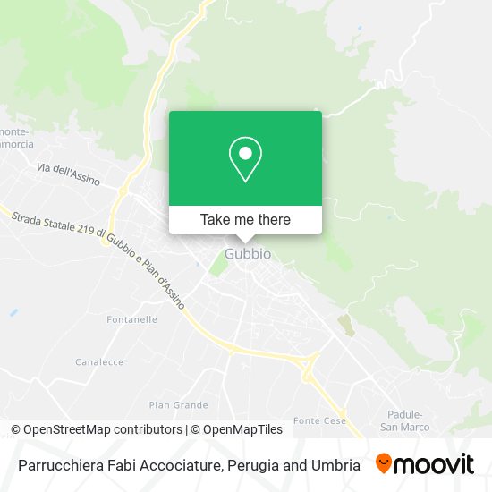 Parrucchiera Fabi Accociature map