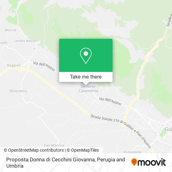 Proposta Donna di Cecchini Giovanna map