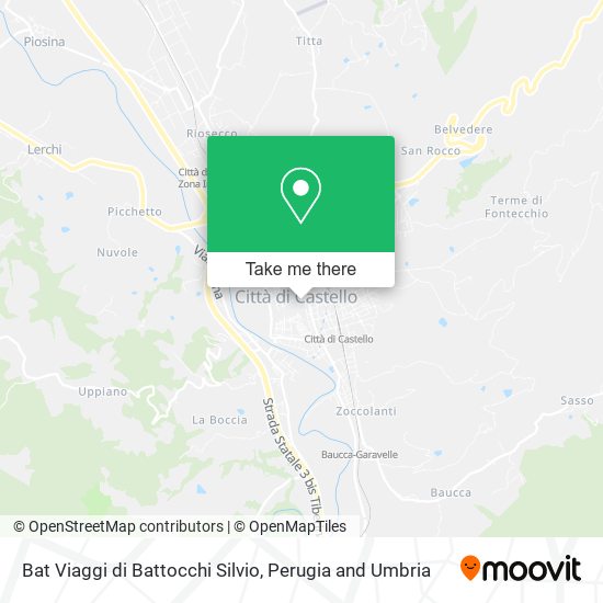 Bat Viaggi di Battocchi Silvio map