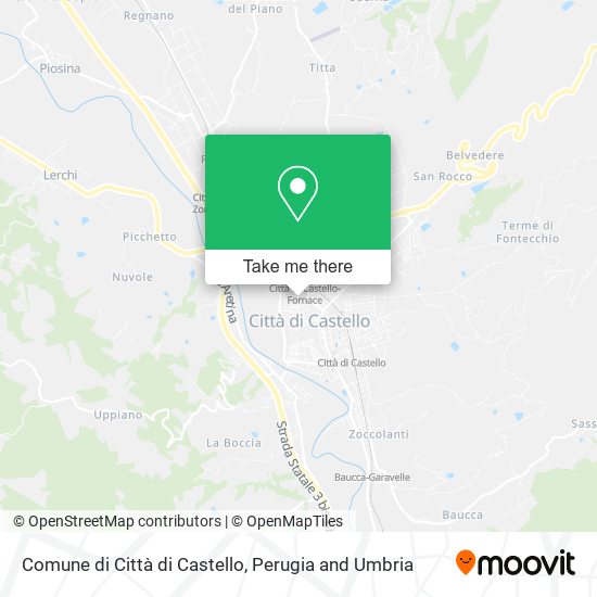 Comune di Città di Castello map