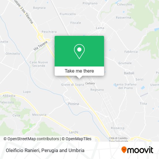 Oleificio Ranieri map