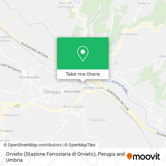 Orvieto (Stazione Ferroviaria di Orvieto) map