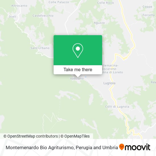 Montemenardo Bio Agriturismo map