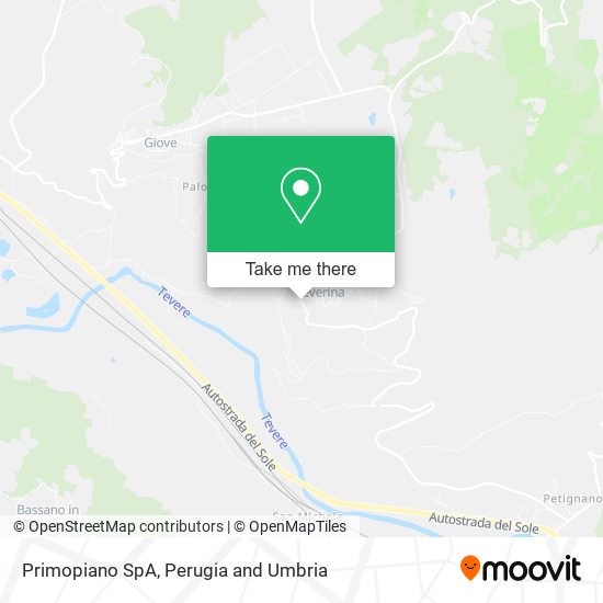 Primopiano SpA map