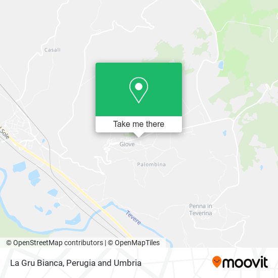 La Gru Bianca map