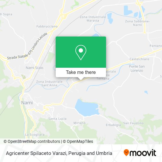 Agricenter Spilaceto Varazi map