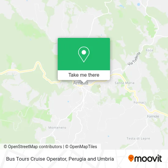 Bus Tours Cruise Operator map