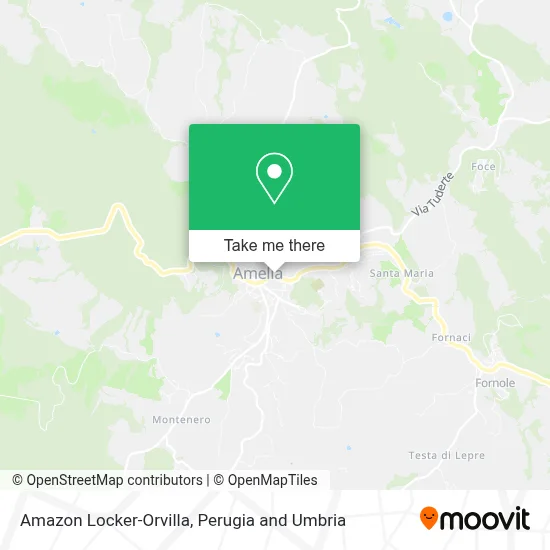 Amazon Locker-Orvilla map
