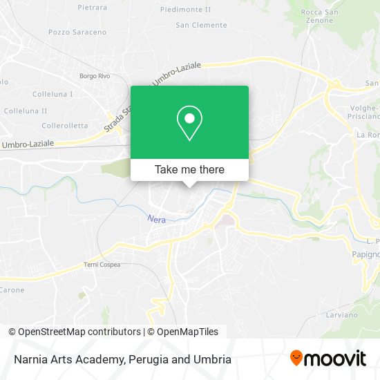 Narnia Arts Academy map