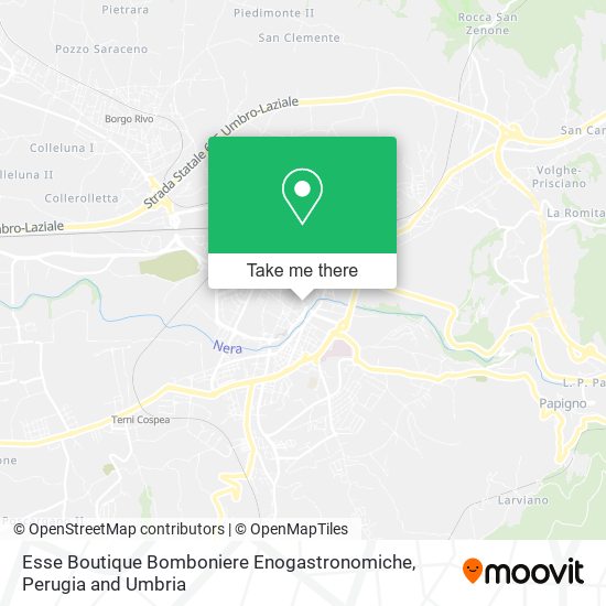 Esse Boutique Bomboniere Enogastronomiche map