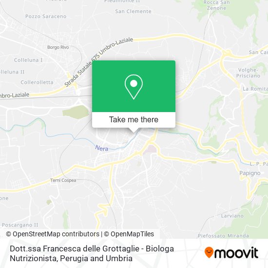 Dott.ssa Francesca delle Grottaglie - Biologa Nutrizionista map