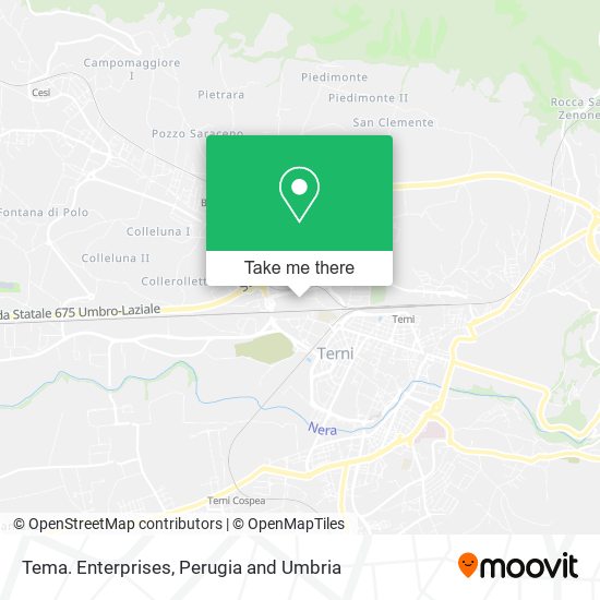 Tema. Enterprises map