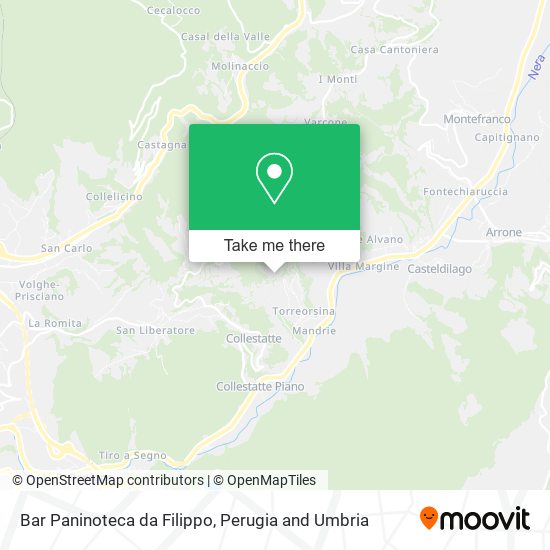 Bar Paninoteca da Filippo map