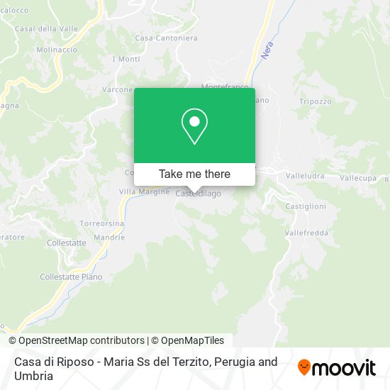 Casa di Riposo - Maria Ss del Terzito map