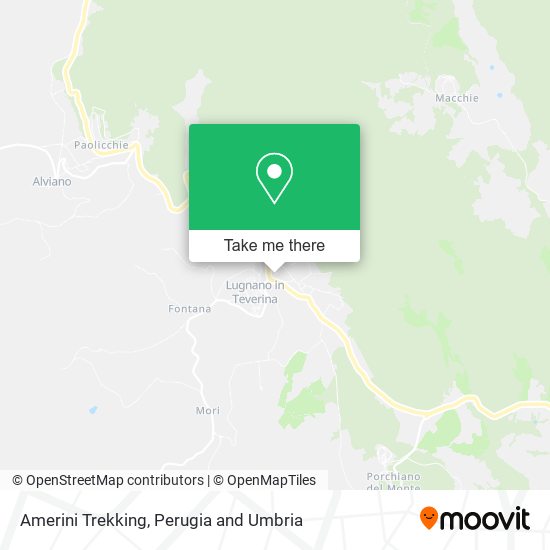 Amerini Trekking map