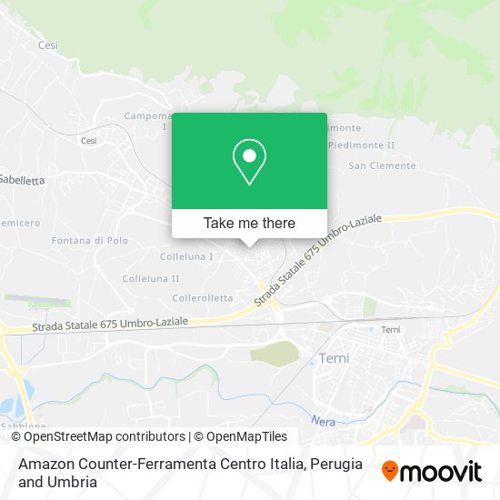 Amazon Counter-Ferramenta Centro Italia map