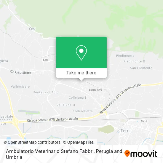 Ambulatorio Veterinario Stefano Fabbri map