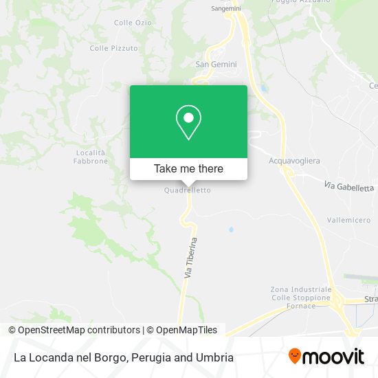 La Locanda nel Borgo map