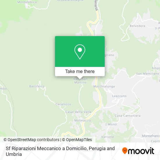 Sf Riparazioni Meccanico a Domicilio map