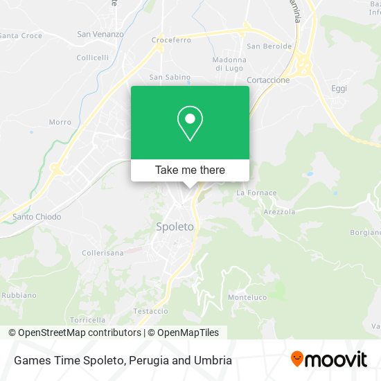 Games Time Spoleto map