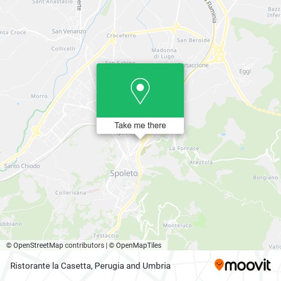 Ristorante la Casetta map