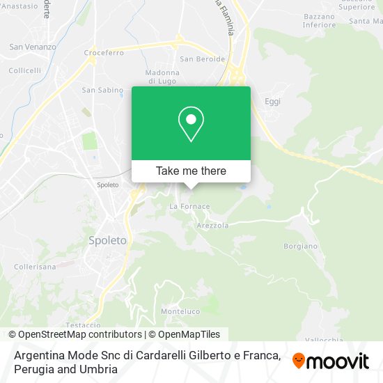 Argentina Mode Snc di Cardarelli Gilberto e Franca map