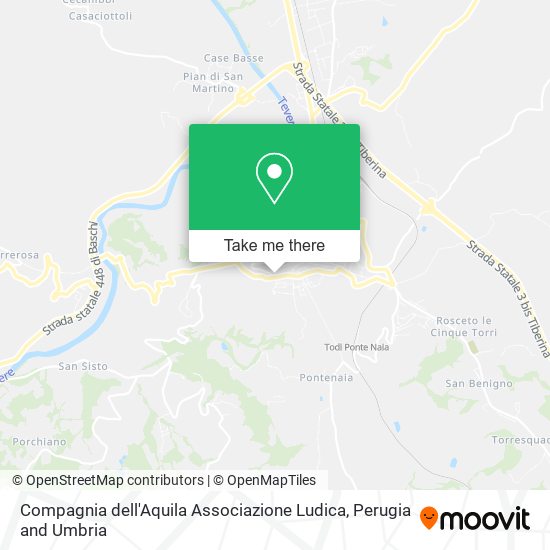 Compagnia dell'Aquila Associazione Ludica map