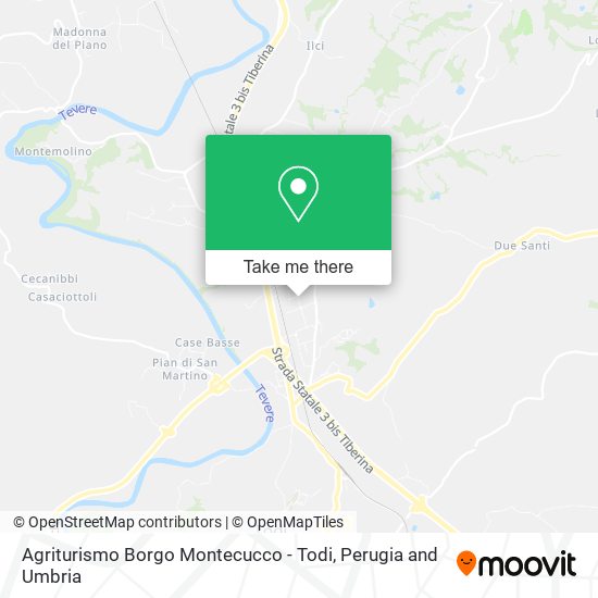 Agriturismo Borgo Montecucco - Todi map