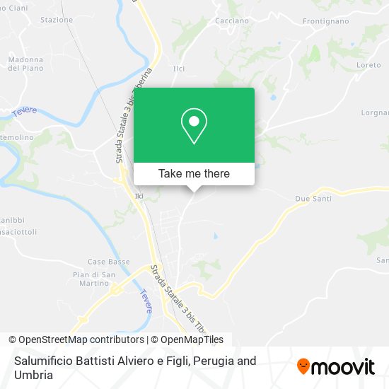 Salumificio Battisti Alviero e Figli map