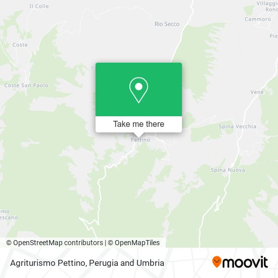 Agriturismo Pettino map