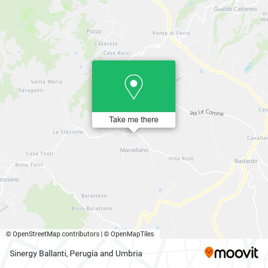 Sinergy Ballanti map