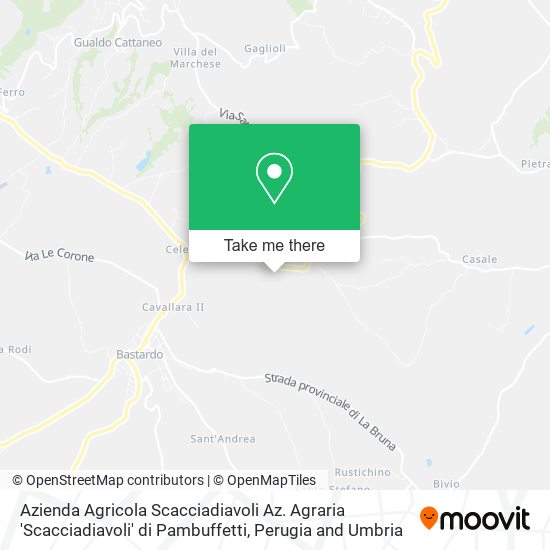 Azienda Agricola Scacciadiavoli Az. Agraria 'Scacciadiavoli' di Pambuffetti map