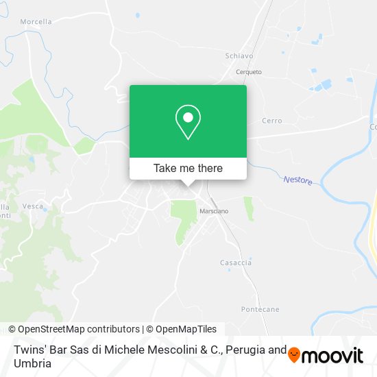 Twins' Bar Sas di Michele Mescolini & C. map