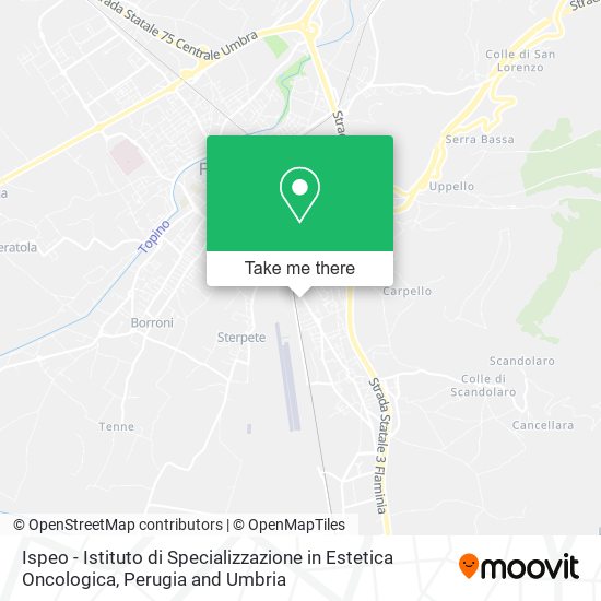 Ispeo - Istituto di Specializzazione in Estetica Oncologica map