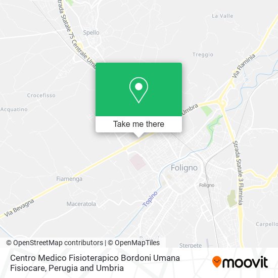 Centro Medico Fisioterapico Bordoni Umana Fisiocare map