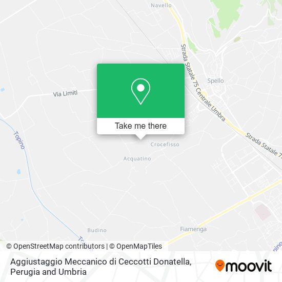 Aggiustaggio Meccanico di Ceccotti Donatella map