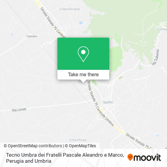 Tecno Umbra dei Fratelli Pascale Aleandro e Marco map