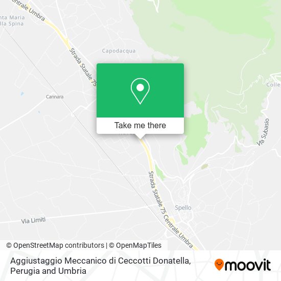 Aggiustaggio Meccanico di Ceccotti Donatella map